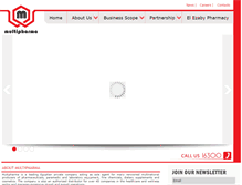 Tablet Screenshot of multipharma-eg.com